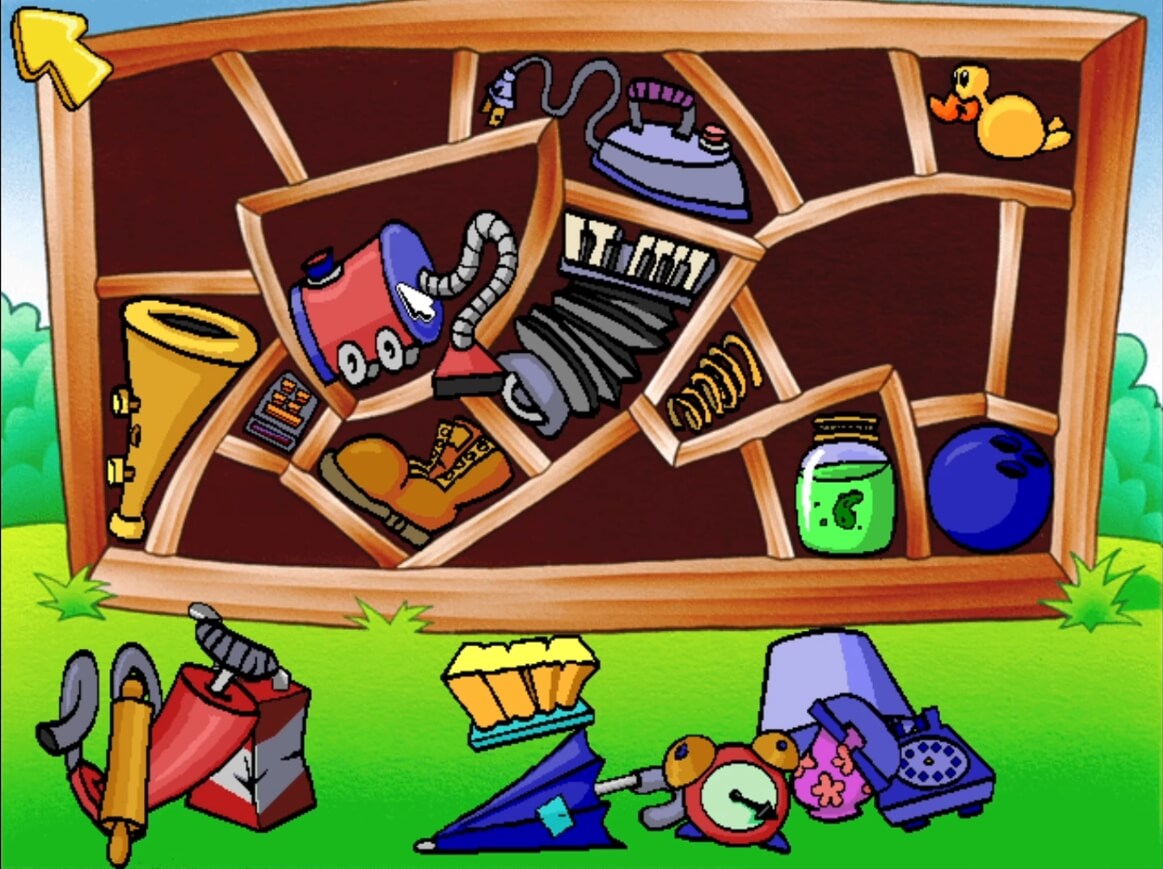 Putt-Putt Enters the Race - геймплей игры Windows